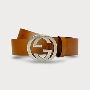 Brand new with box GUCCI 
Selleria Calfskin unisex  Interlocking G size 90
